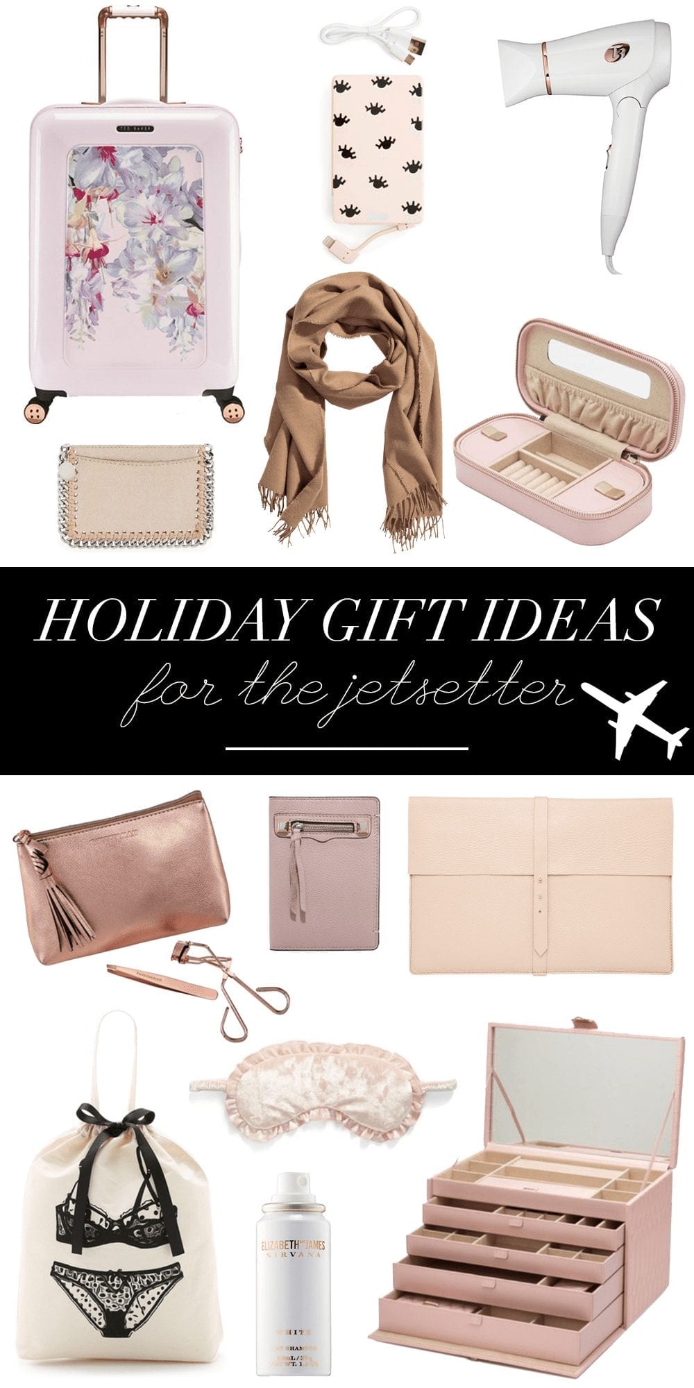 Holiday Gift Ideas, Christmas Gifts, Gift Guide, Holiday Gift Guide, Travel Essentials, Gifts For The Jetsetter
