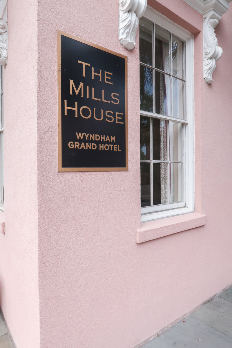 The Mills House, The Mills House Charleston, Charleston Hotel, Mills House Hotel Review, Best Charleston Hotel, Best South Carolina Hotel, Where To Stay in Charleston SC, Pink Hotel Charleston, Pink Building Charleston