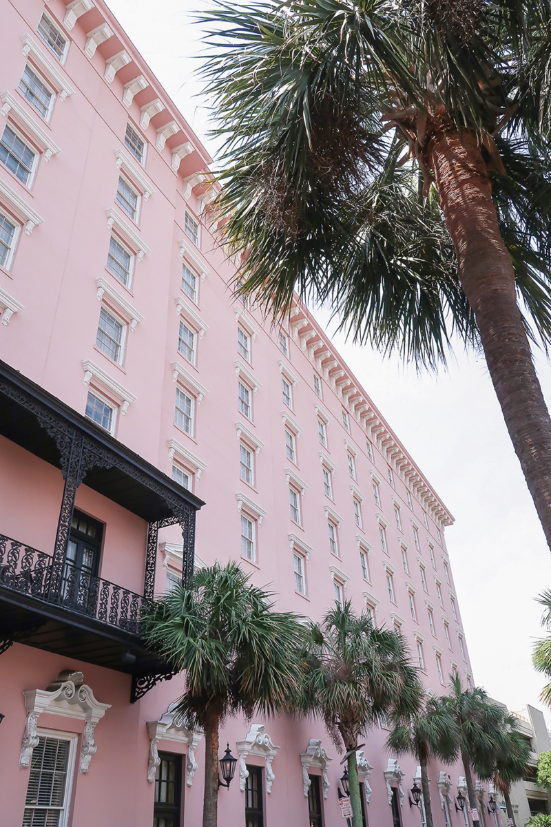 The Mills House, The Mills House Charleston, Charleston Hotel, Mills House Hotel Review, Best Charleston Hotel, Best South Carolina Hotel, Where To Stay in Charleston SC, Pink Hotel Charleston, Pink Building Charleston