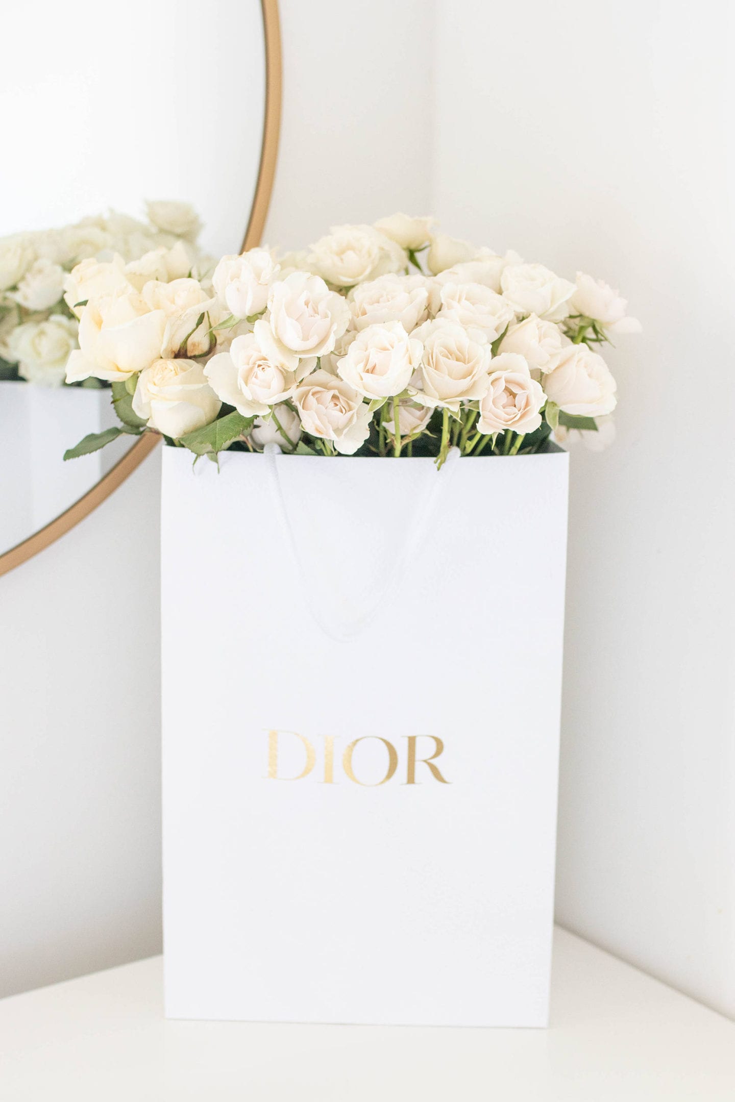 DIY Designer Shopping Bag Flower Arrangement Teresa Caruso