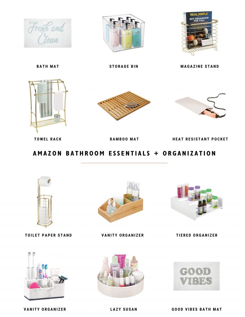 Bathroom Organization, Amazon Bathroom Organization, Amazon Bathroom Must Haves