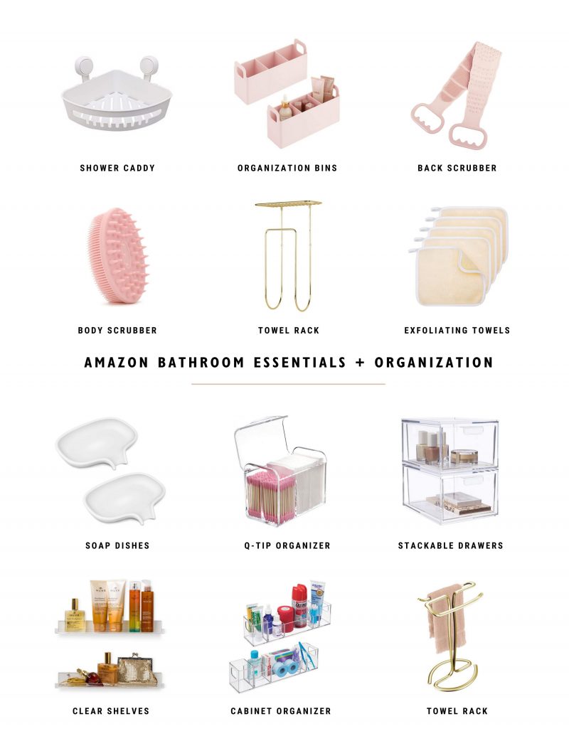 Amazon Organization, Amazon Bathroom Organization, Bathroom Organization, Bathroom Essentials, Teresa Caruso, Bathroom Storage, Amazon Favorites, Amazon Must Haves, Stackable Drawer Organizers, Amazon Home, Amazon Home Storage, Shower Caddy