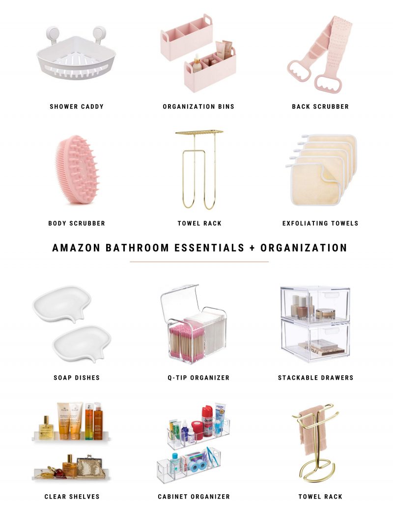 Amazon Organization, Amazon Bathroom Organization, Bathroom Organization, Bathroom Essentials, Teresa Caruso, Bathroom Storage, Amazon Favorites, Amazon Must Haves, Stackable Drawer Organizers, Amazon Home, Amazon Home Storage, Shower Caddy