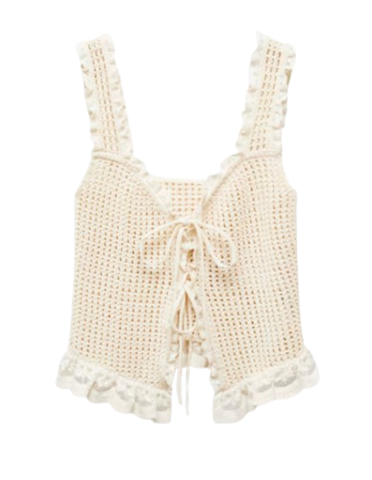 front tie top